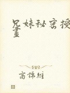 兄妹秘密授课漫画封面