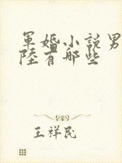 军婚小说男主姓陆有哪些