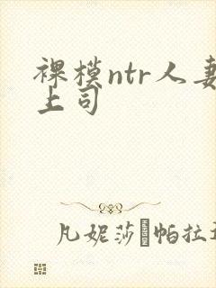 裸模ntr人妻上司封面