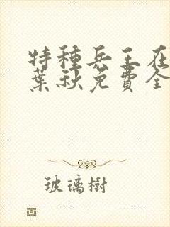 特种兵王在山村叶秋免费全文