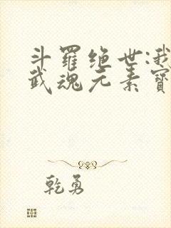 斗罗绝世:我的武魂元素宝典免费阅读