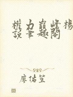 权力巅峰杨剑小说笔趣阁