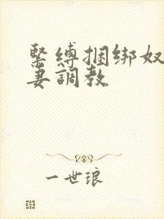 紧缚捆绑奴隶人妻调教