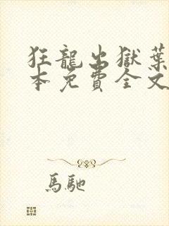 狂龙出狱叶风整本免费全文阅读