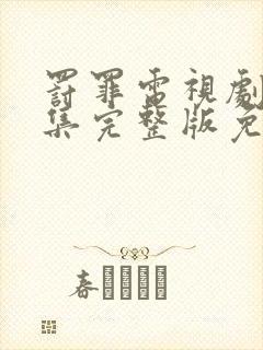 罚罪电视剧40集完整版免费封面