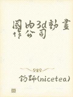 国内3d动画制作公司