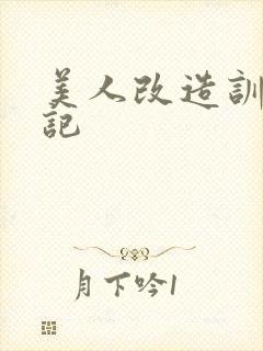 美人改造训诫日记封面