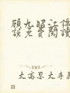 顾九昭江锦禾小说免费阅读最新章节