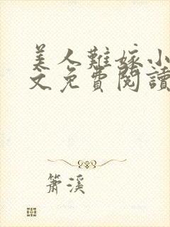 美人难嫁小说全文免费阅读封面