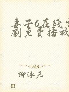 妻子6在线电视剧免费播放