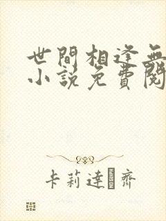 世间相逢无断绝小说免费阅读封面