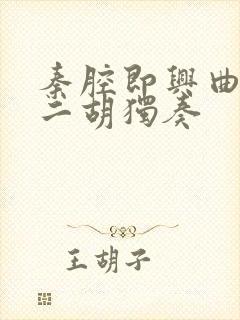 秦腔即兴曲g调二胡独奏