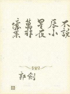 亿万星辰不及你叶非夜小说