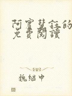 阿宾慧钰的小说免费阅读