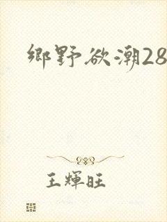 乡野欲潮28章