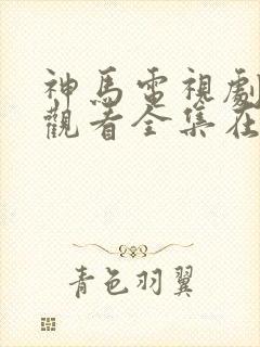 神马电视剧免费观看全集在线播放