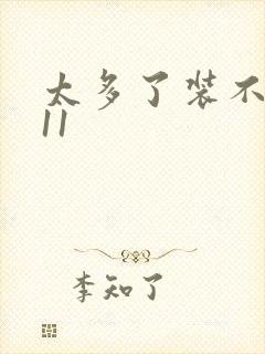 太多了装不下H11