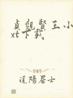 贞观贤王小说txt下载