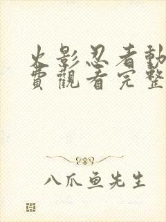 火影忍者动漫免费观看完整在线