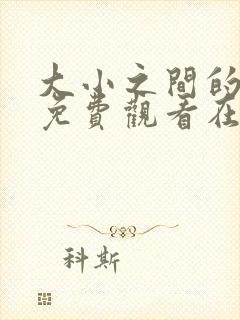 大小之间的漫画免费观看在线观看封面