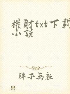 权财txt下载小说