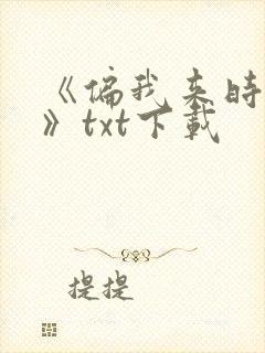 《偏我来时逢夏》txt下载