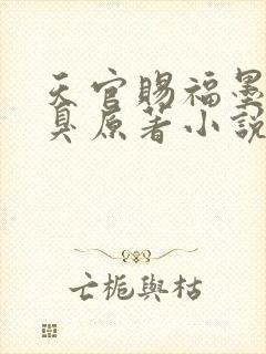 天官赐福墨香铜臭原著小说封面