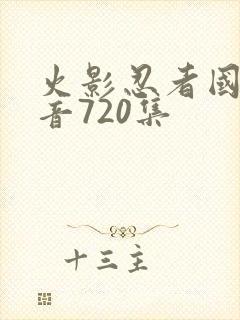 火影忍者国语配音720集