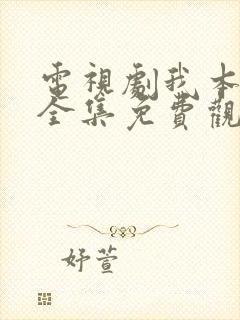 电视剧我本英雄全集免费观看高清