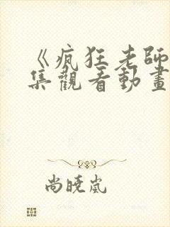 《疯狂老师》全集观看动画片免费