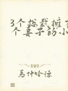 3个总裁拥有一个妻子的小说封面