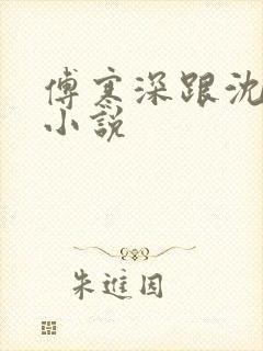 傅寒深跟沈妍的小说