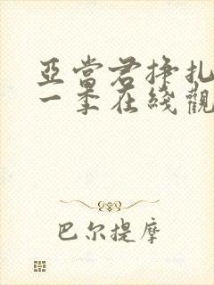 亚当君挣扎吧第一季在线观看免费