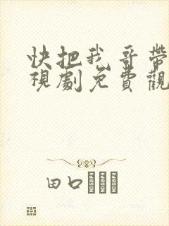 快把我哥带走电视剧免费观看完整版高清封面