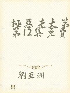 极恶老大第二季第12集免费观看