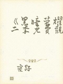 《黑暗荣耀》第二季免费观看