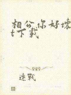 相公你好坏txt下载