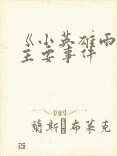 《小英雄雨来》主要事件封面