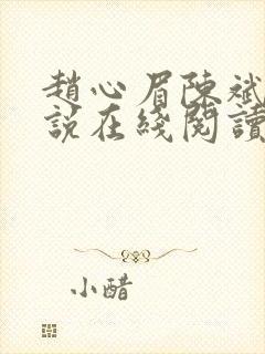 赵心眉陈斌的小说在线阅读封面