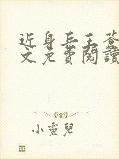 近身兵王苍浩全文免费阅读封面