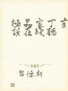 极品家丁有声小说在线听