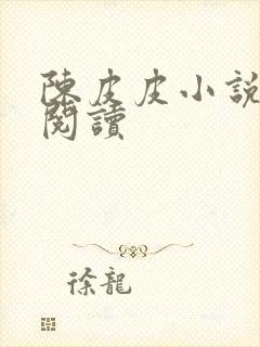 陈皮皮小说全文阅读