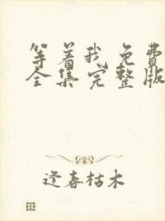 等着我免费观看全集完整版在线播放封面