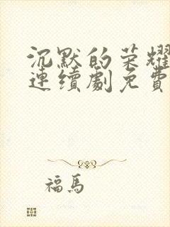 沉默的荣耀电视连续剧免费观看