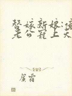 替嫁新娘:亿万老公宠上天琉璃雪雪封面