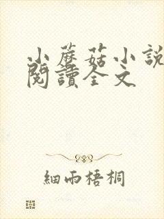 小蘑菇小说免费阅读全文