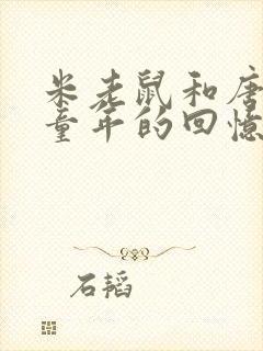 米老鼠和唐老鸭童年的回忆