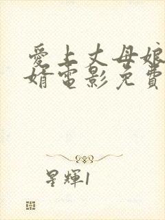 爱上丈母娘的女婿电影免费观看