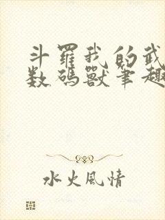 斗罗我的武魂是数码兽笔趣阁封面