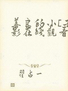 善良的小[子电影在线观看